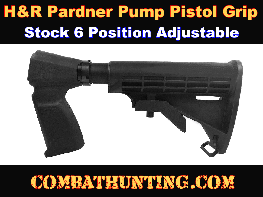 H&R Pardner Pump Pistol Grip Stock 12/20 Gauge style=