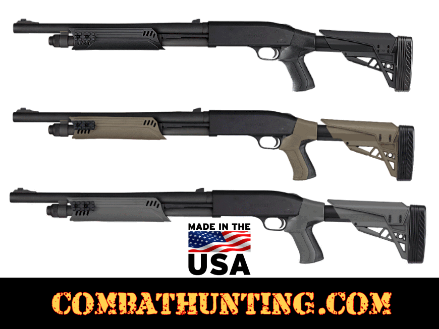 Mossberg 500,535,590,835 T3 Tactical Stock Package In FDE style=
