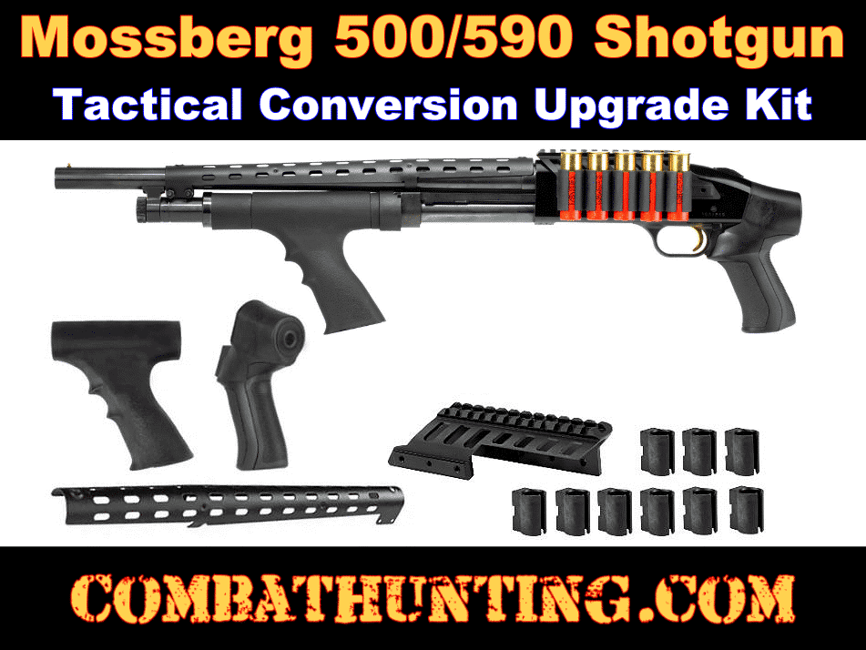 Mossberg 500/590 Pistol Grip Kit 12 Gauge Tactical Upgrades style=