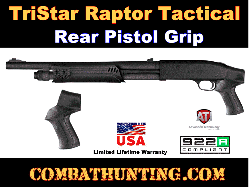TriStar Raptor Rear Pistol Grip 12 Gauge style=