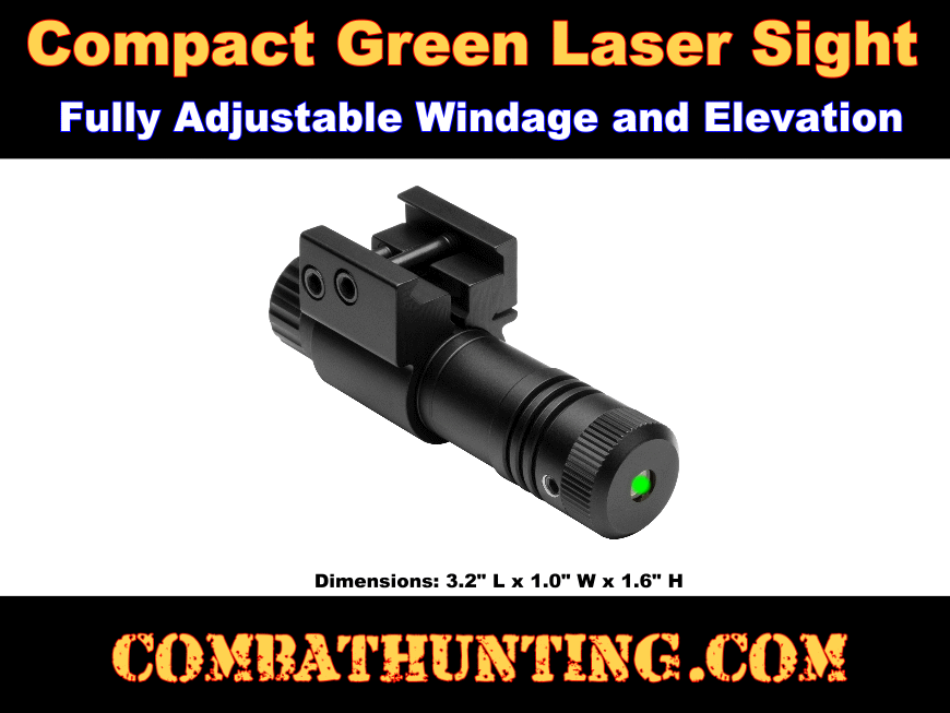 thumbnail image 2 of Sniper Ultra Compact Green Laser Sight For Handguns With Magnetic Charger - Fits Picatinny/Weaver Rails 2 of 5