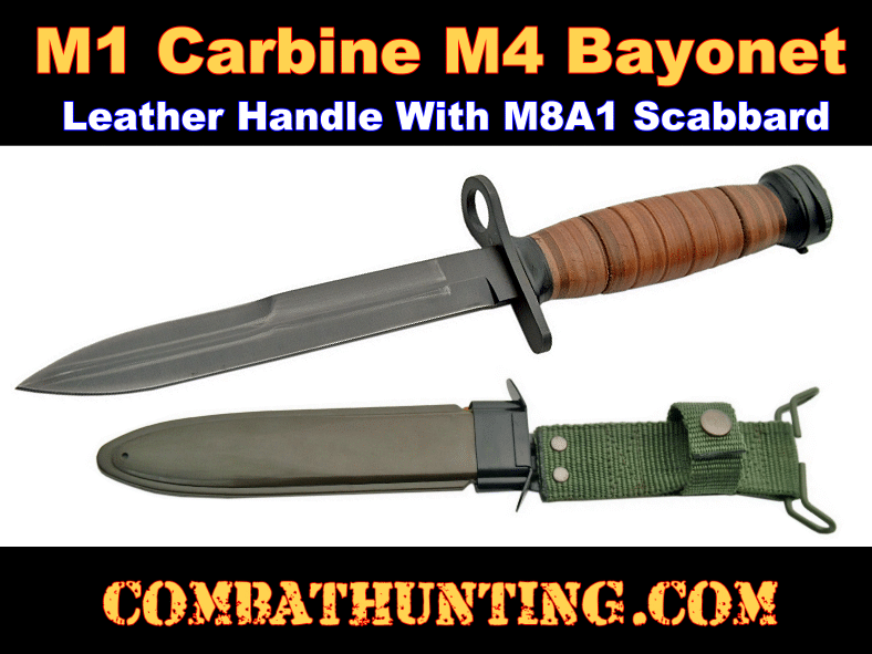 M1 Carbine M4 Bayonet With M8A1Scabbard  style=