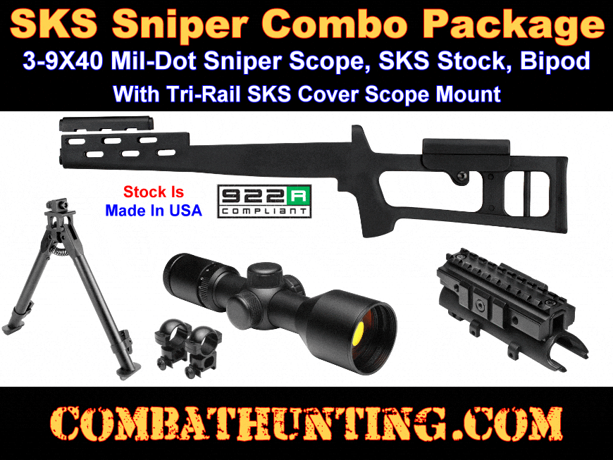 SKS Complete Tactical Stock Conversion Package style=