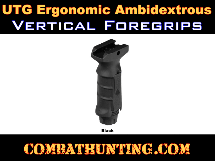 UTG Ergonomic Ambidextrous Vertical Foregrip style=