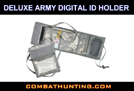 Military Deluxe ARMY Digital ID Holder