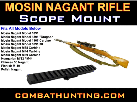 Mosin Nagant Scout Scope Mount No Drill Mount
