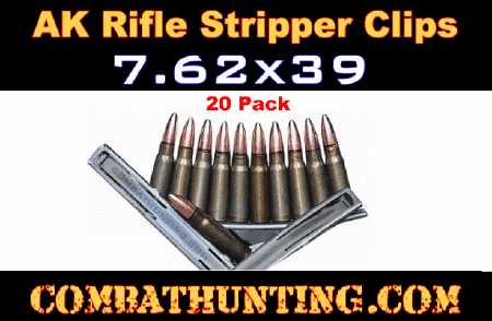 AK SKS Rifle Stripper Clips Pack Of 20