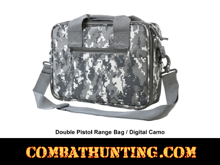 Double Pistol Range Bag Digital Camo