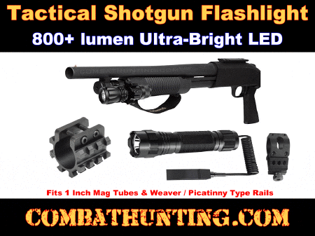 Hatsan Escort Tactical Shotgun Flashlight And Mount 800 lumen