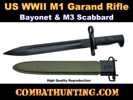 M1 Garand Bayonet With Scabbard
