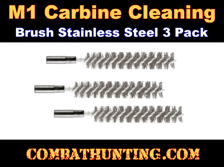 M1 Carbine Bore Brush Stainless Steel-3 Pack