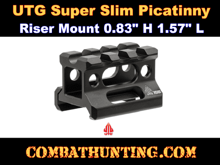 UTG Super Slim Picatinny Riser Mount 0.83