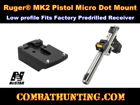 Ruger MK2 Pistol Micro Dot Mount Kit