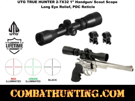 UTG 2-7X32 Long Eye Relief Scout Scope Up To 25