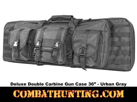 Double Carbine Case 36 Inches Urban Gray