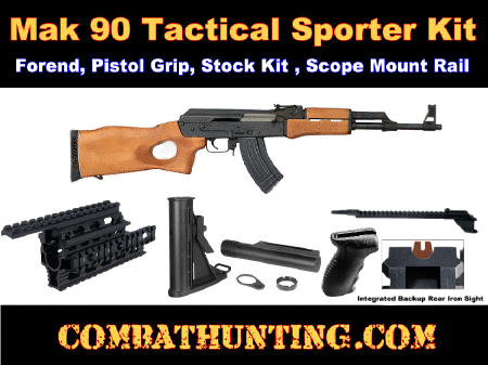 Mak 90 Tactical Sporter Kit With Stock, Grip, Quad Rail & Scope Mount