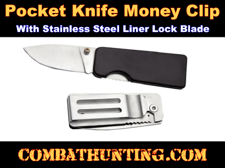 Money Clip Pocket Knife