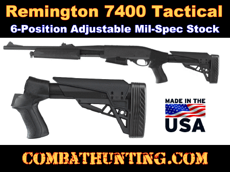 Remington 7400 Tactical Stock With Pistol Grip Adjustable