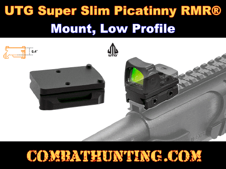 UTG® Super Slim Picatinny RMR® Mount Low Profile