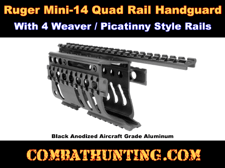 Ruger Mini-14 Tactical Quad Rail