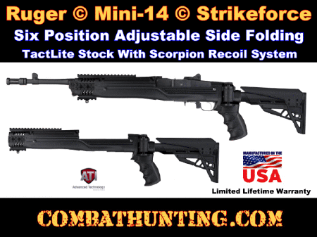 Ruger® Mini-14® Strikeforce Side-Folding Stock in Black
